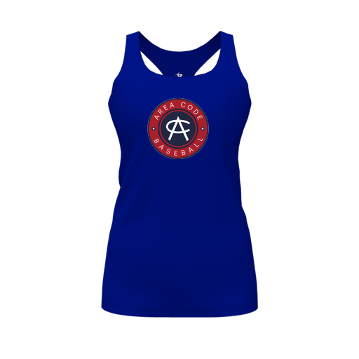 [FT0TRBRY-FYS-LOGO1] Decker Racerback Tank Top (Female Youth S, Royal, Logo 1)
