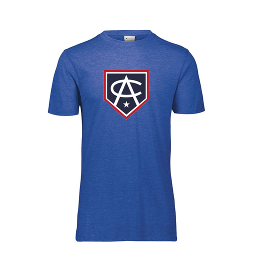 [FTSCUBNV-AS-LOGO3] Decker Men's Tri-Blend T-Shirt - Short Sleeve (Adult S, Navy, Logo 3)