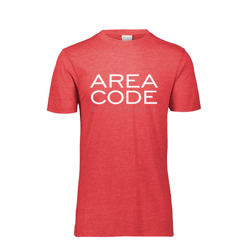 [FTSCUBRD-YS-LOGO2] Decker Youth Tri-Blend T-Shirt - Short Sleeve (Youth S, Red, Logo 2)