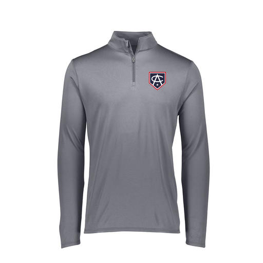 [FTLQFLGY-FAXS-LOGO3] Decker Women's Flex-Lite 1/4 Zip Shirt (Female Adult XS, Gray, Logo 3)